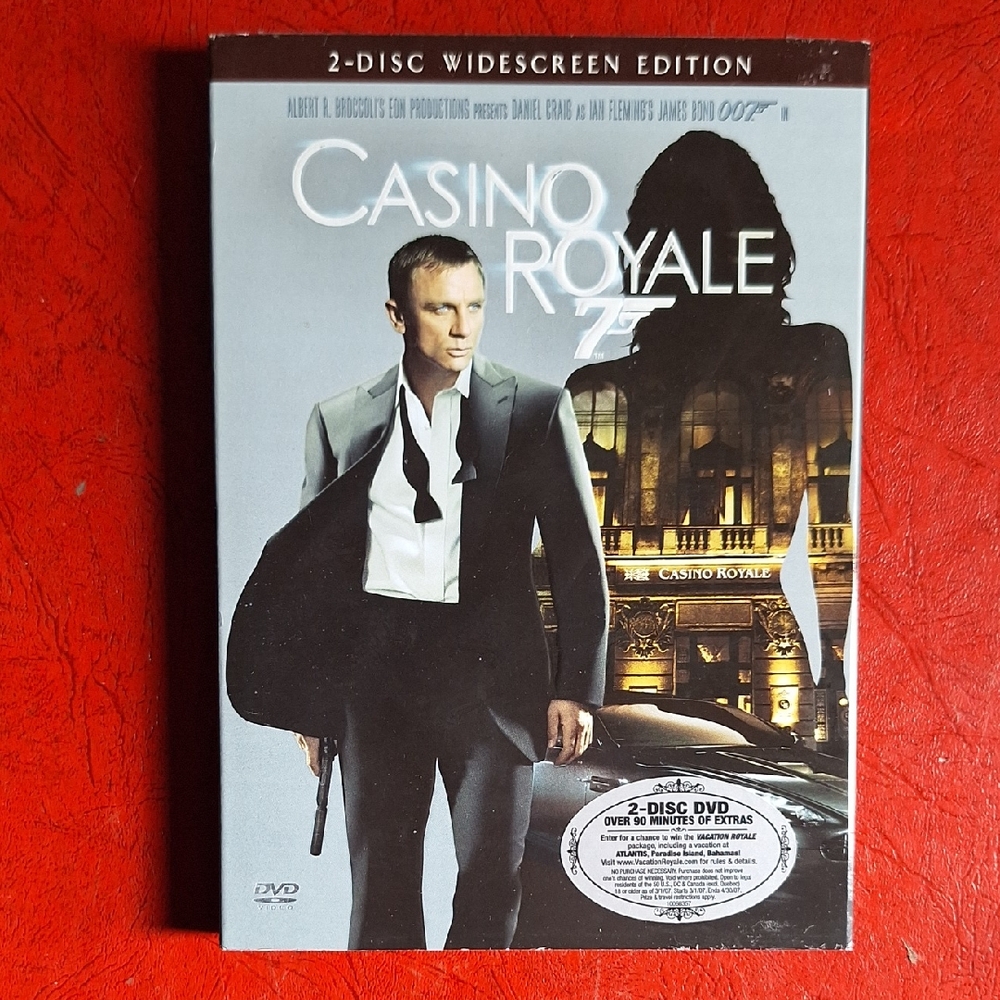 Casino Royale DVD - Black and White Cover